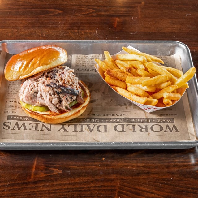 Pulled Pork Sandwich.