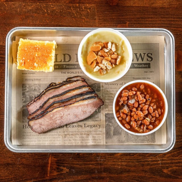 Brisket Plate.