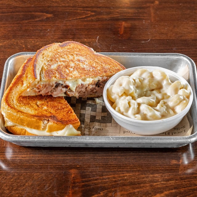 Pulled Pork Grilled Cheese.
