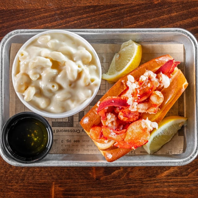 Classic Connecticut Lobster Roll.